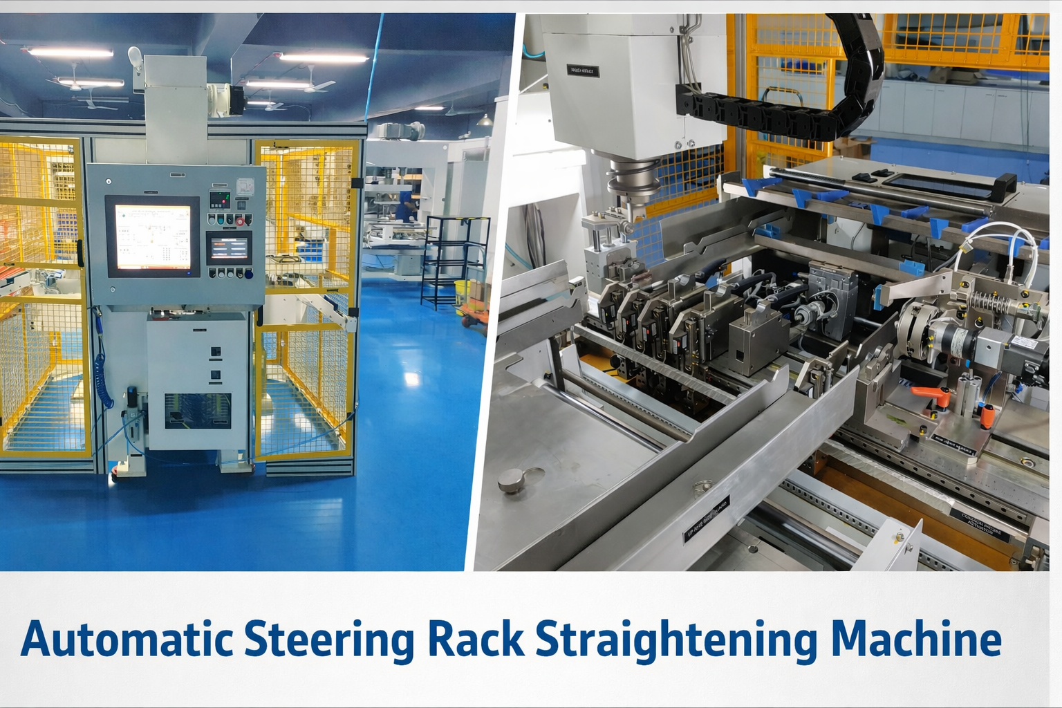 Automatic Steering Rack Straightening Machine Banner